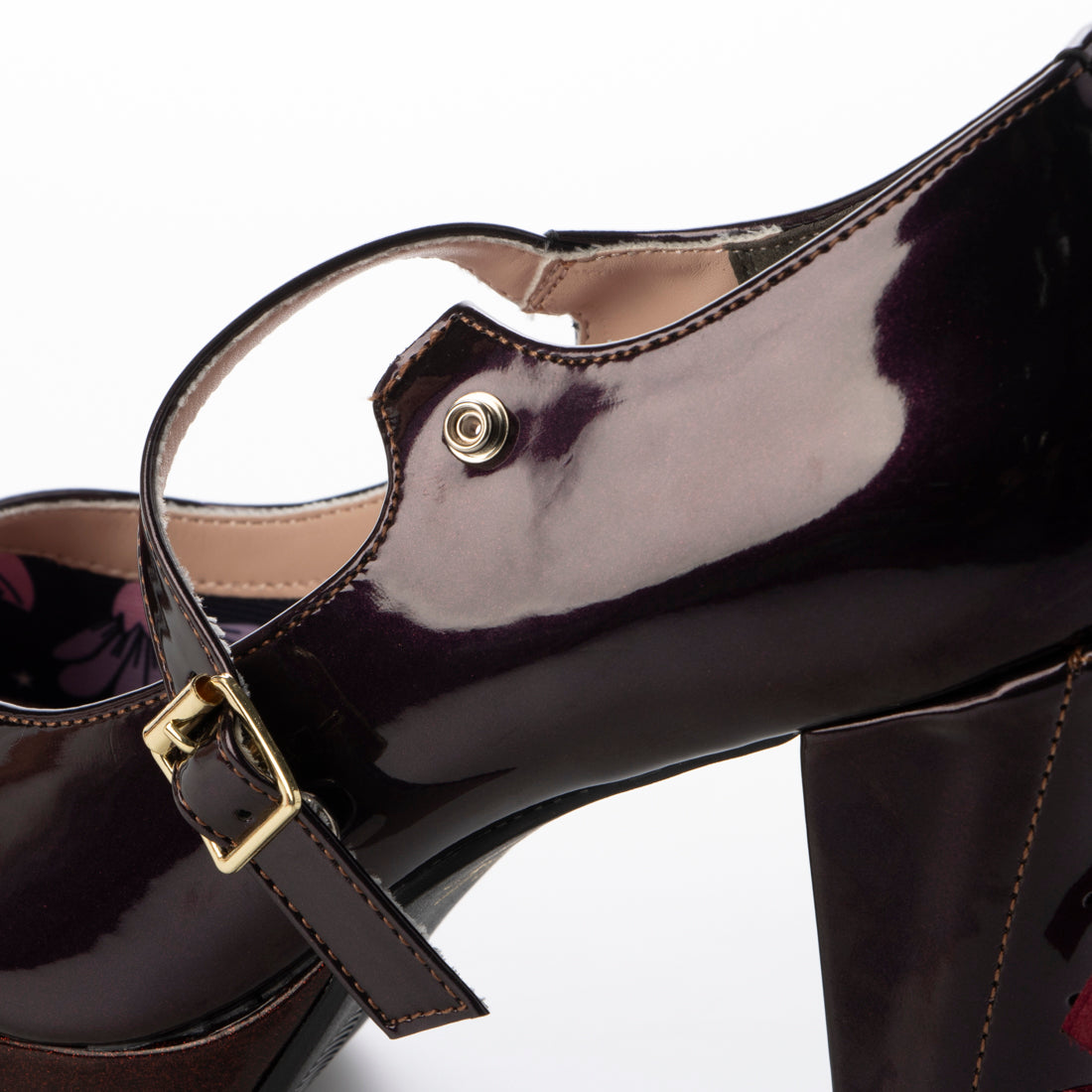 ヨースケ YOSUKE バックリボンパンプス （パープル） パープル