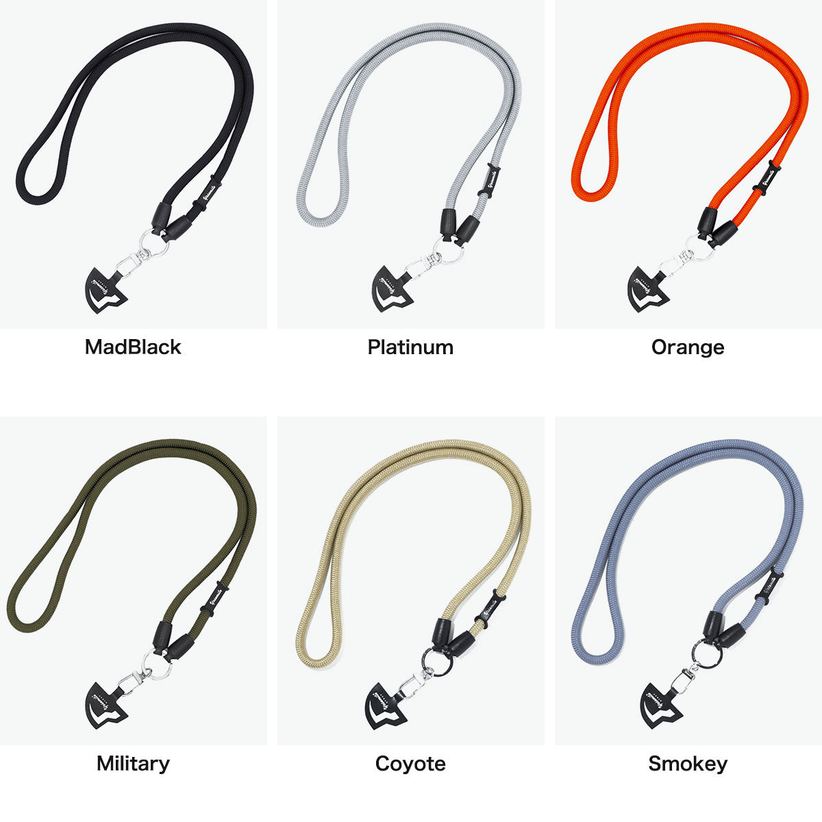 ヨセミテストラップ YOSEMITE STRAP 正規取扱店 ストラップ スマホ 紐 ホルダー 首掛け 挟む コード ロープ ブランド 丈夫 モバイルストラップ ショルダー 携帯 おしゃれ 日本製 120cm MOBILE YMS-3000 （Military） Military