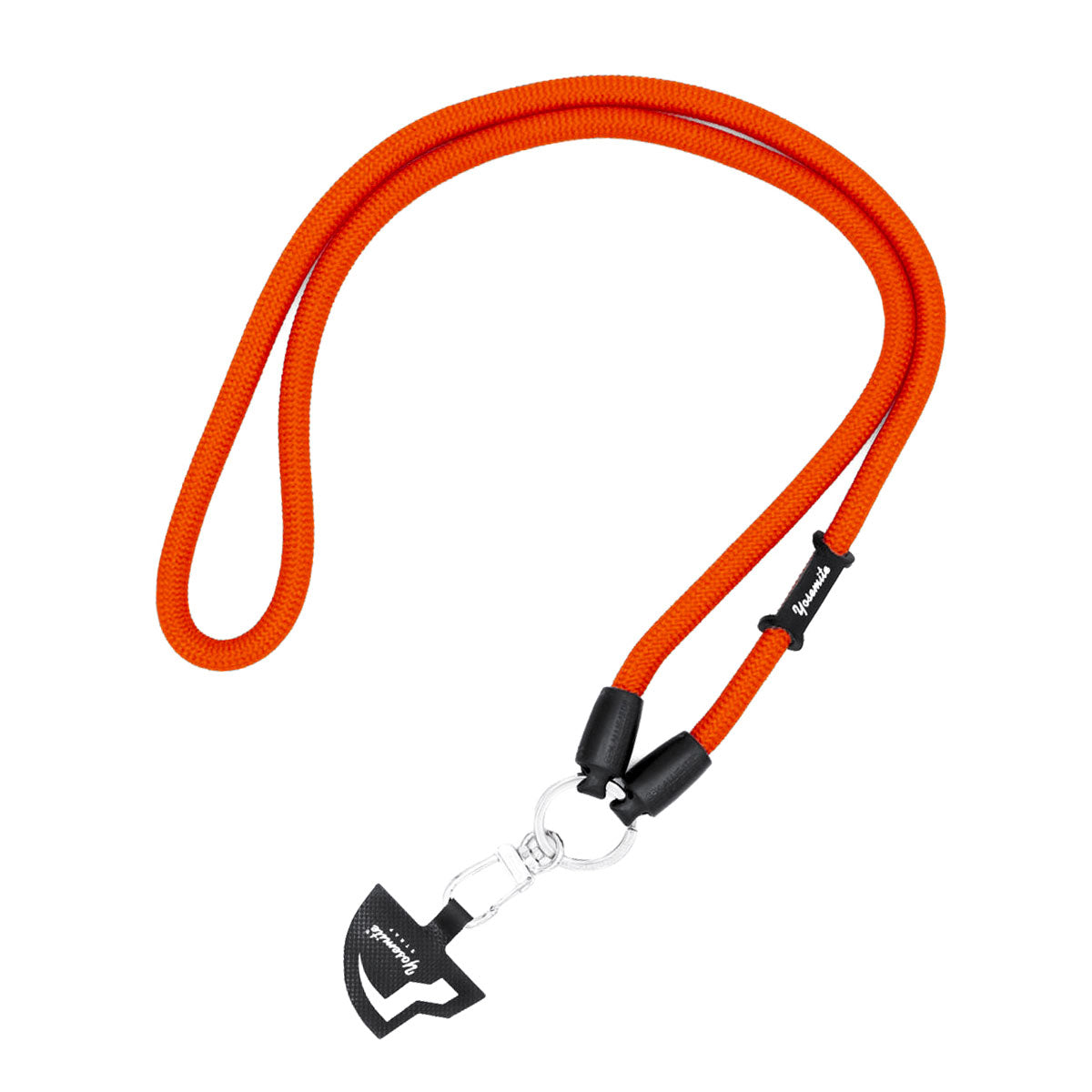 ヨセミテストラップ YOSEMITE STRAP 正規取扱店 ストラップ スマホ 紐 ホルダー 首掛け 挟む コード ロープ ブランド 丈夫 モバイルストラップ ショルダー 携帯 おしゃれ 日本製 120cm MOBILE YMS-3000 （Orange） Orange