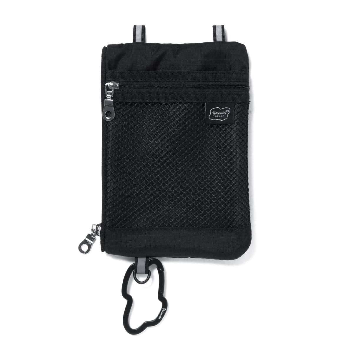 ヨセミテストラップ YOSEMITE STRAP 正規取扱店 ヨセミテストラップ ポーチ メンズ レディース 小さめ おしゃれ 小物入れ 薄型 YOSEMITE STRAP 小さい ミニ コンパクト 大人 軽量 軽い ブランド スマホ 携帯 PHONE CASE BAG（Black） Black