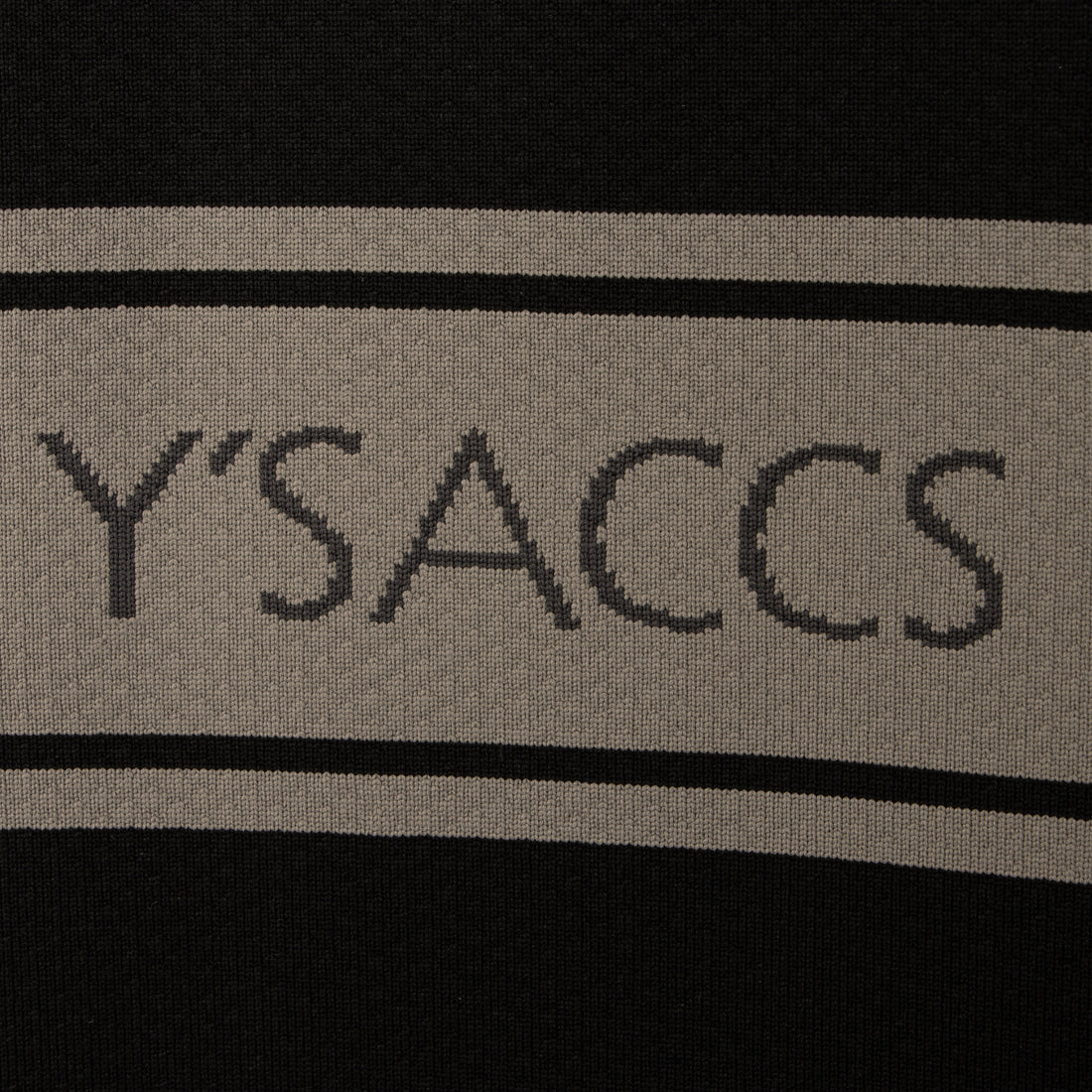 イザック Y'SACCS ウォッシャブルニットトート large （ブラック） ブラック