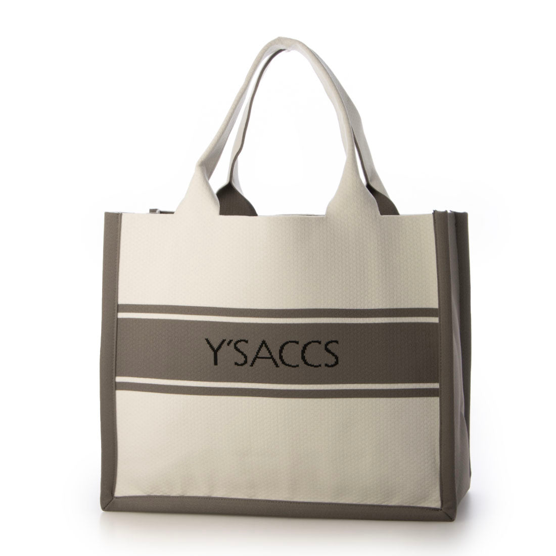 イザック Y'SACCS ウォッシャブルニットトート large （アイボリー） アイボリー