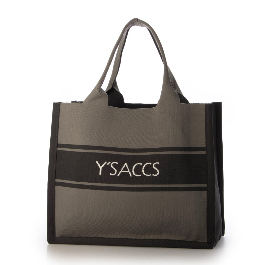 イザック Y'SACCS ウォッシャブルニットトート large （グレー） グレー