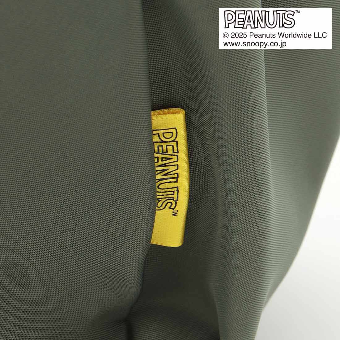 イザック Y'SACCS SNOOPYデザイン ギャザー2wayミニトート （カーキ） カーキ