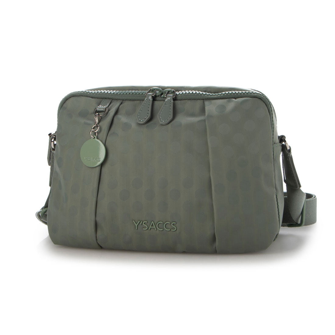 isaac y'saccs polka dots square poshet