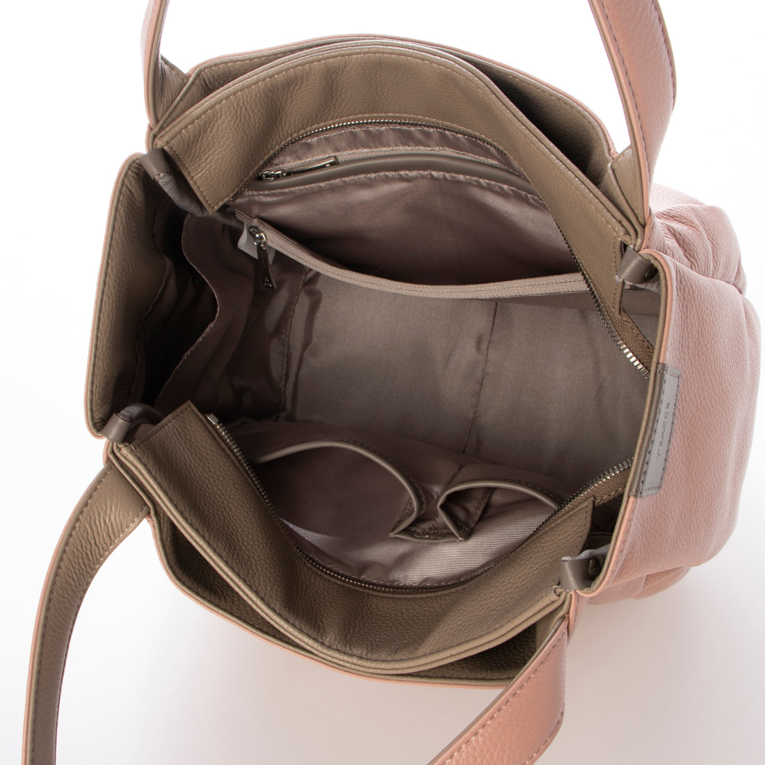 Y'SACCS Shrink Leather Tote, Medium Size