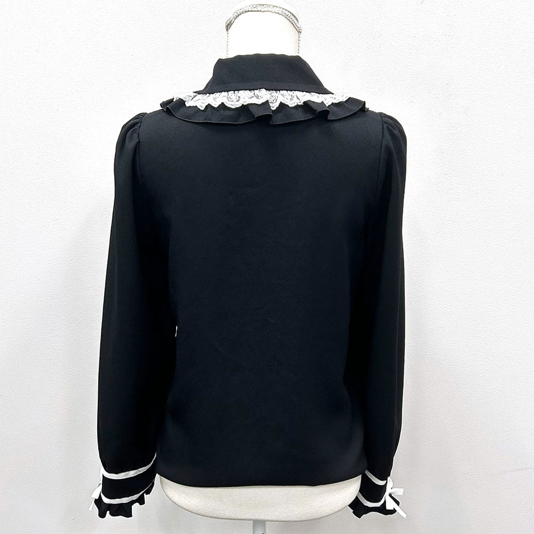 ユメテンボウ 夢展望 はしごレースリボンブラウス