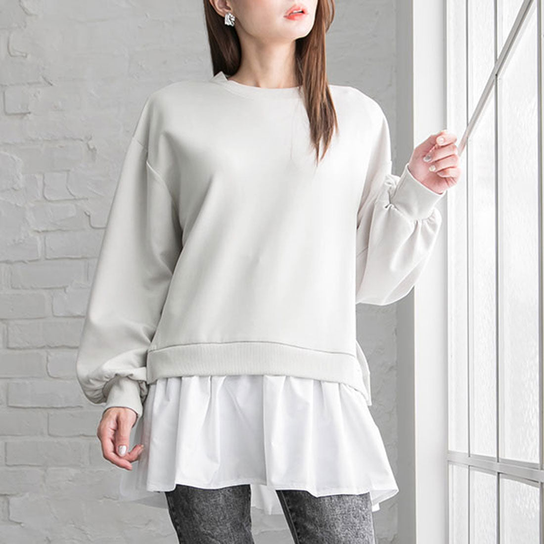 ユメテンボウ 夢展望 シャツドッキングトップス