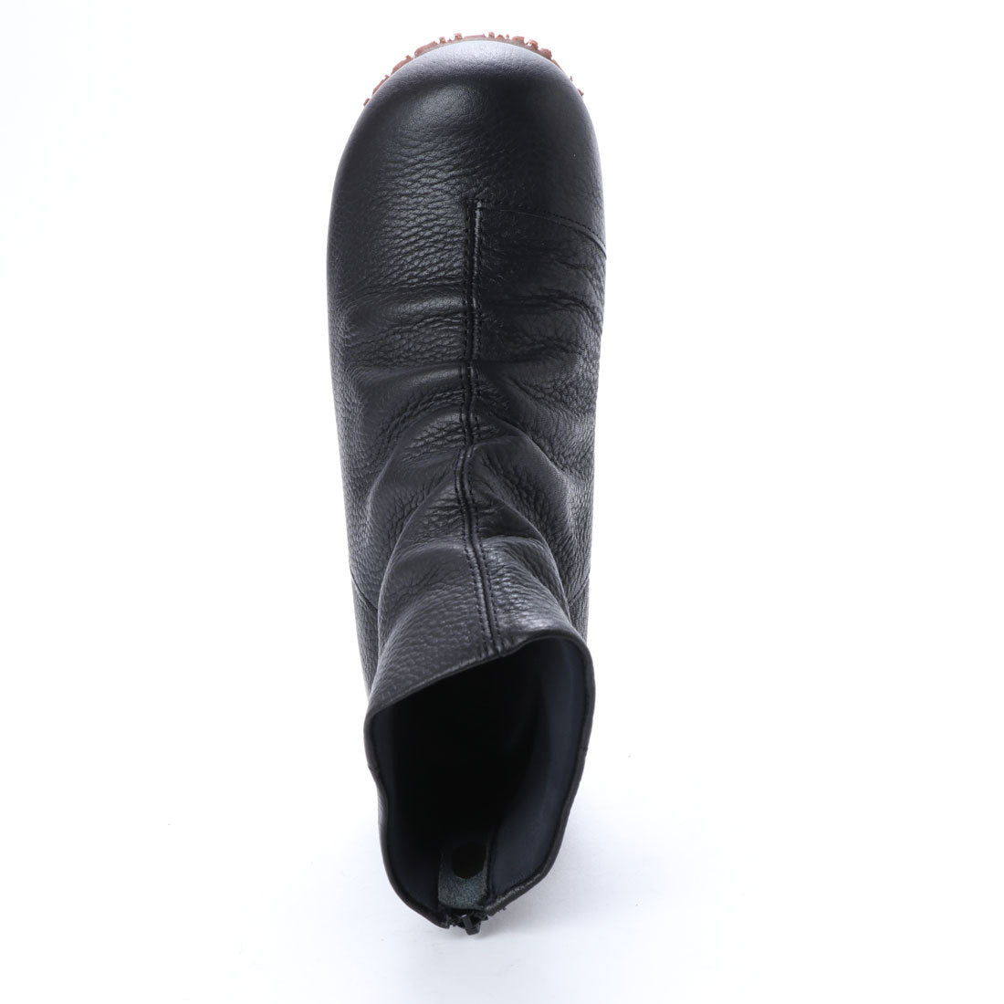 Yuriko Matsumoto short boots hallux valgus genuine leather flat wrinkled boots