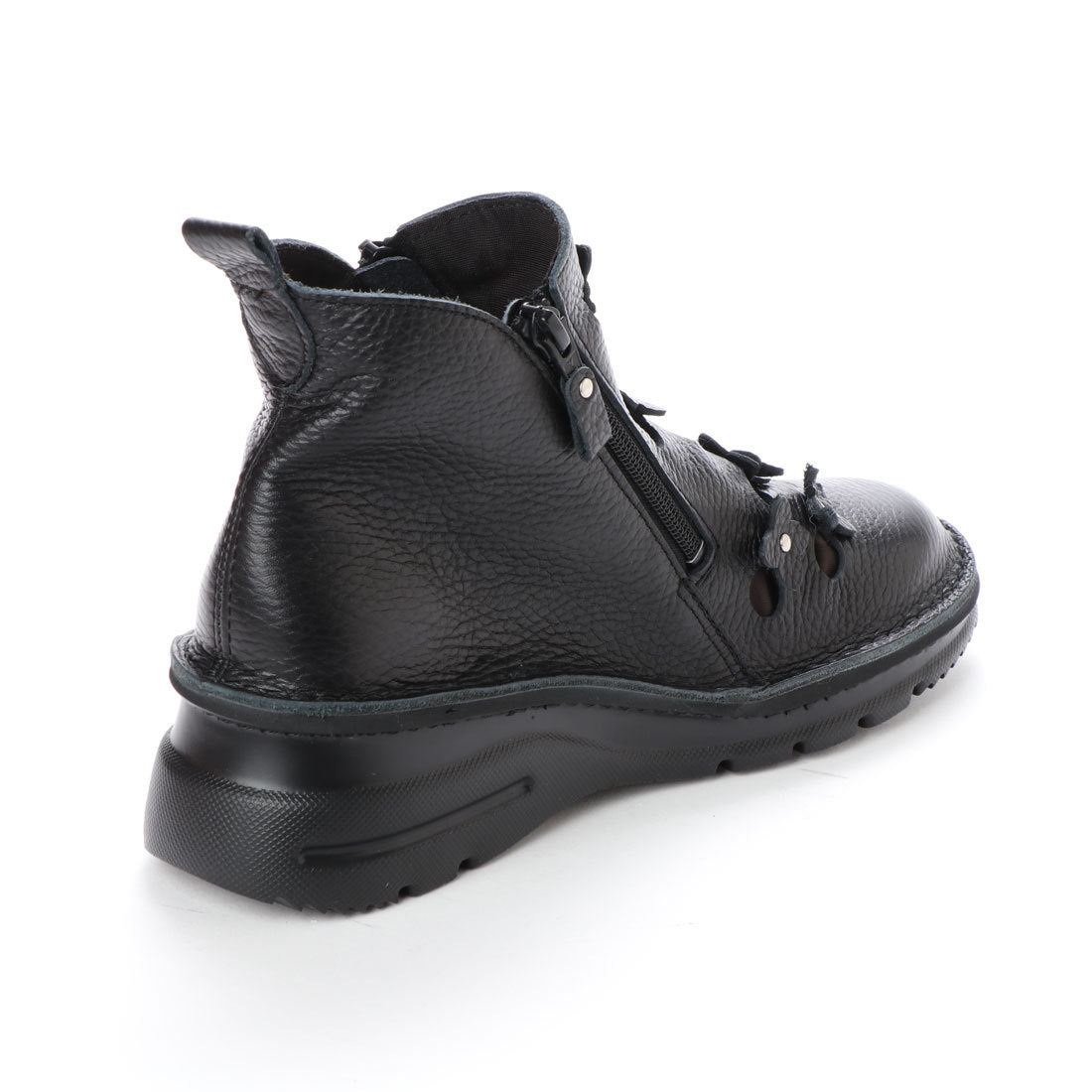 Yuriko Matsumoto Spring boots, boots, short boots, 4E, flowers, genuine leather, travel, lightweight sole, made in Japan
