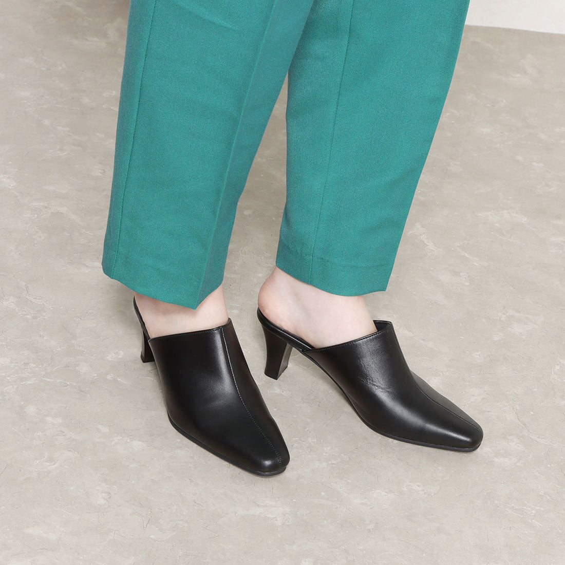 Yuriko Matsumoto Mules Sandals Heels Bunions Easy to walk in Made in Japan Genuine leather Memory foam