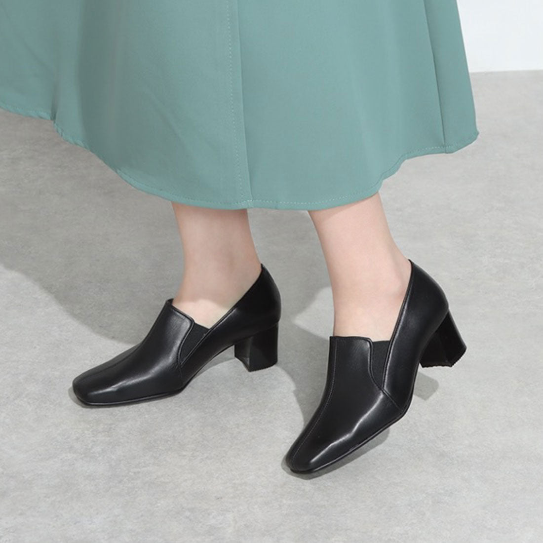 ユリコ マツモト yuriko matsumoto パンプス ヒール 本革 日本製 歩きやすい 外反母趾 冠婚葬祭 入学式 卒業式  オフィス