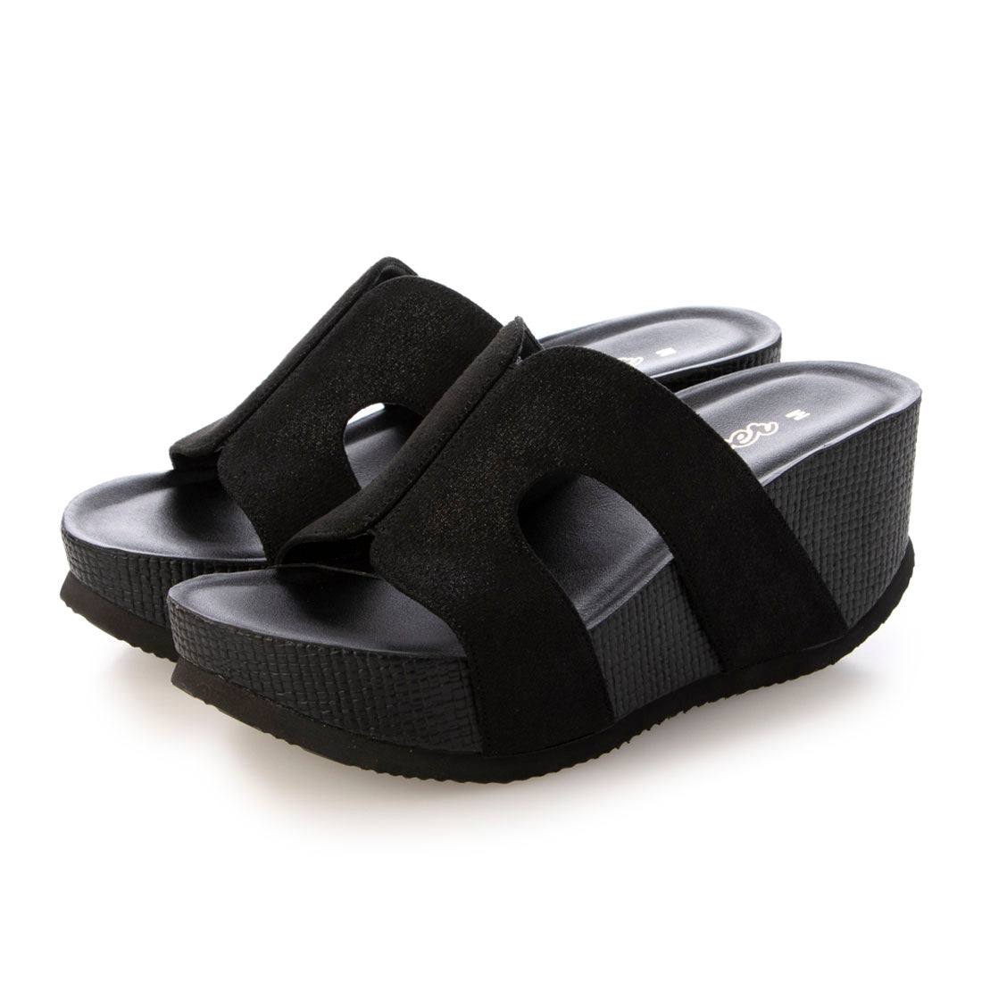 ジッパー Zipper レディースカジュアルサンダル （BLK） BLK