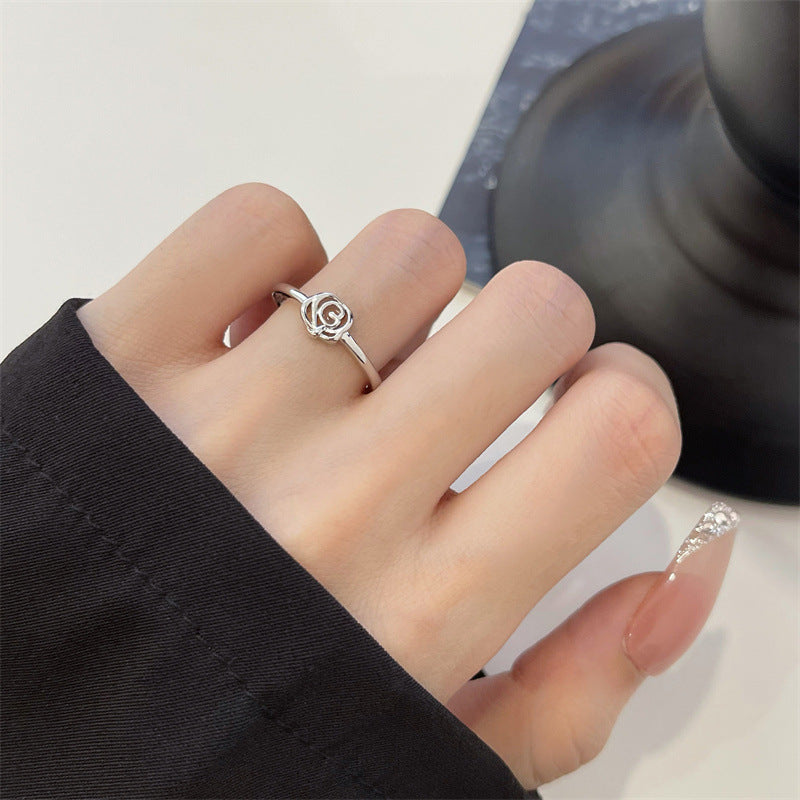 ゾエ ジェンコ Zoe Jenko ローズモチーフシルバーリング 9670,SILVER