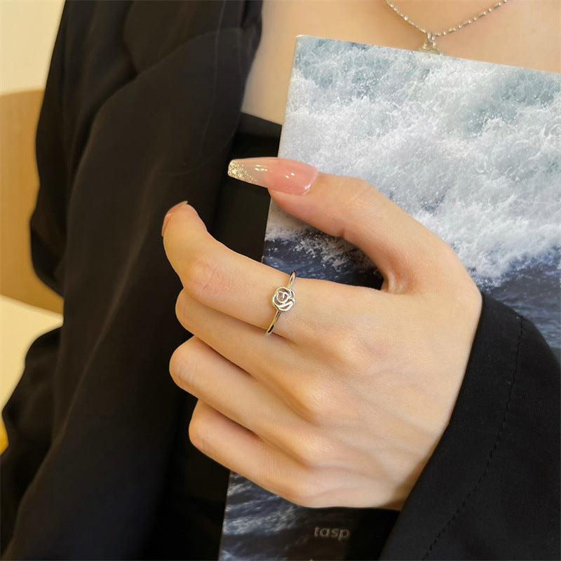 ゾエ ジェンコ Zoe Jenko ローズモチーフシルバーリング 9670