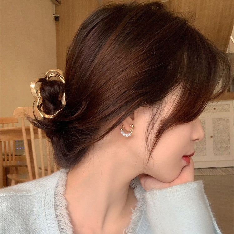 ゾエ ジェンコ Zoe Jenko パールフープキャッチレスピアス 10154 （GOLD） GOLD
