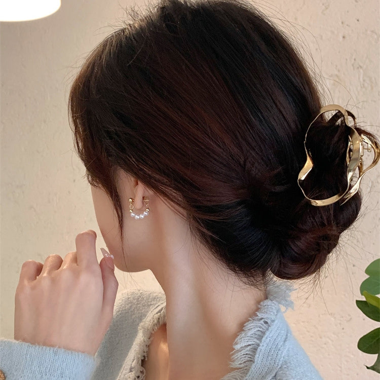 ゾエ ジェンコ Zoe Jenko パールフープキャッチレスピアス 10154 （GOLD） GOLD