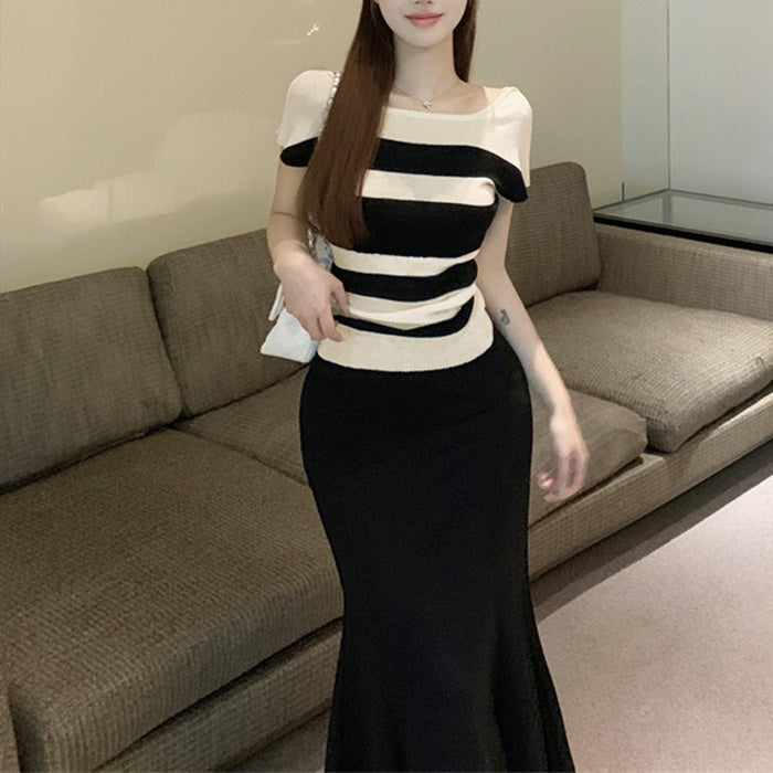 Zoe Jenko Zoe Jenko 背部開口條紋上衣 10375