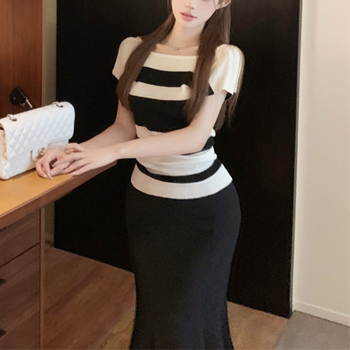 Zoe Jenko Zoe Jenko 背部開口條紋上衣 10375