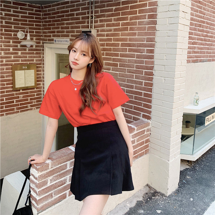 ゾエ ジェンコ Zoe Jenko ベーシック半袖Tシャツ 10329 （レッド） レッド