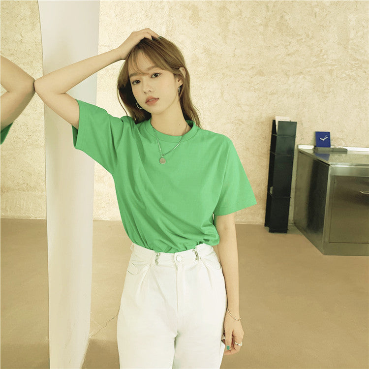 ゾエ ジェンコ Zoe Jenko ベーシック半袖Tシャツ 10329 （グリーン） グリーン