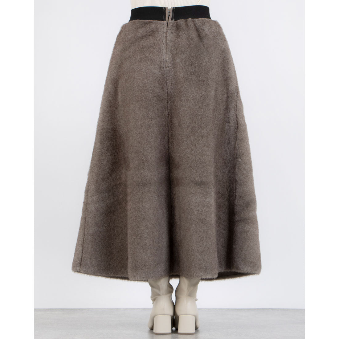 モトマチゼラール 元町ゼラール Eco Mink Fur Skirt （トープ） トープ