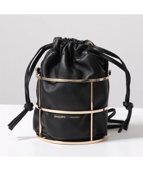 ザンケッティ ZANCHETTI ZANCHETTI ショルダーバッグ BBAG 712 巾着バッグ （010/ブラック） 010/ブラック