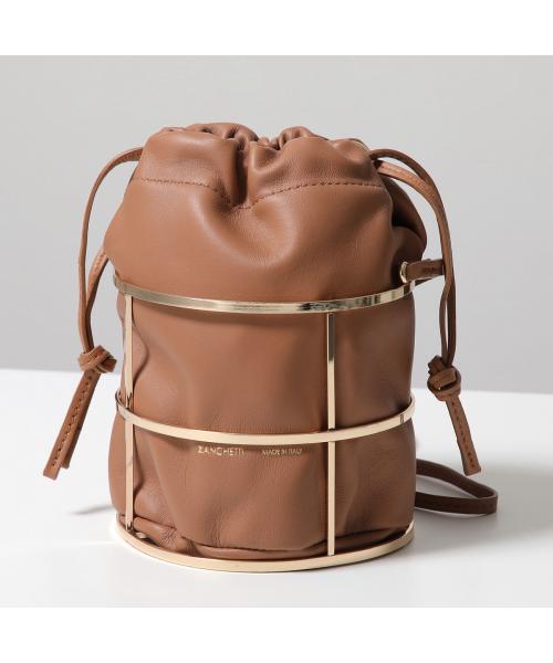 ザンケッティ ZANCHETTI ZANCHETTI ショルダーバッグ BBAG 712 巾着バッグ （010/ブラック） 010/ブラック