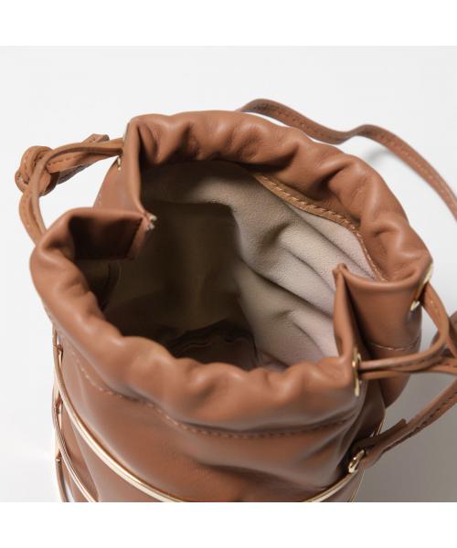 ザンケッティ ZANCHETTI ZANCHETTI ショルダーバッグ BBAG 712 巾着バッグ （010/ブラック） 010/ブラック