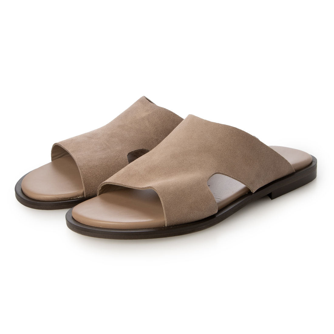 ゼウス ZEUS レザーサンダル （TAUPE） TAUPE