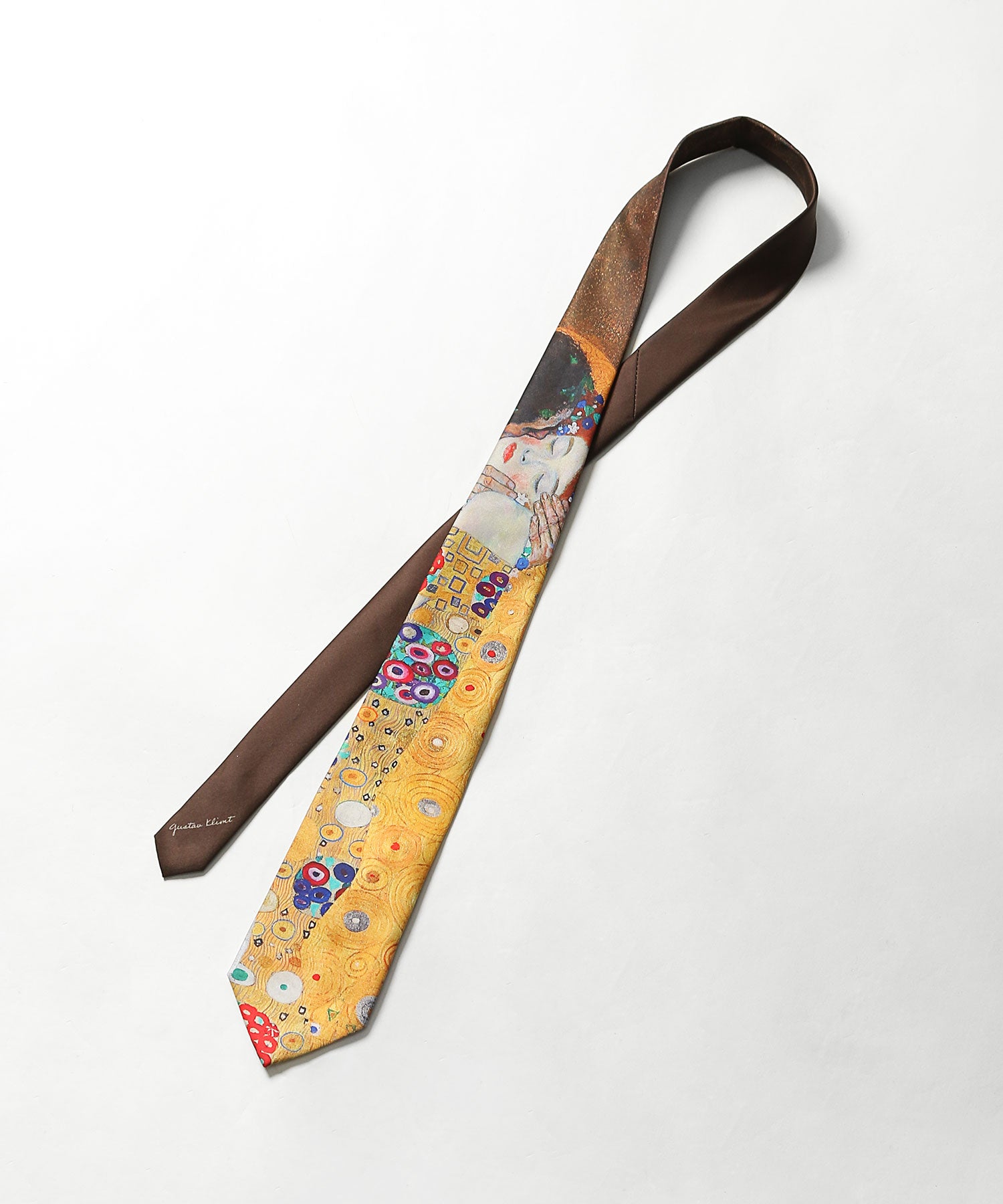 ジップファイブ ZIP FIVE 名画総柄 とろみネクタイ 幅広め