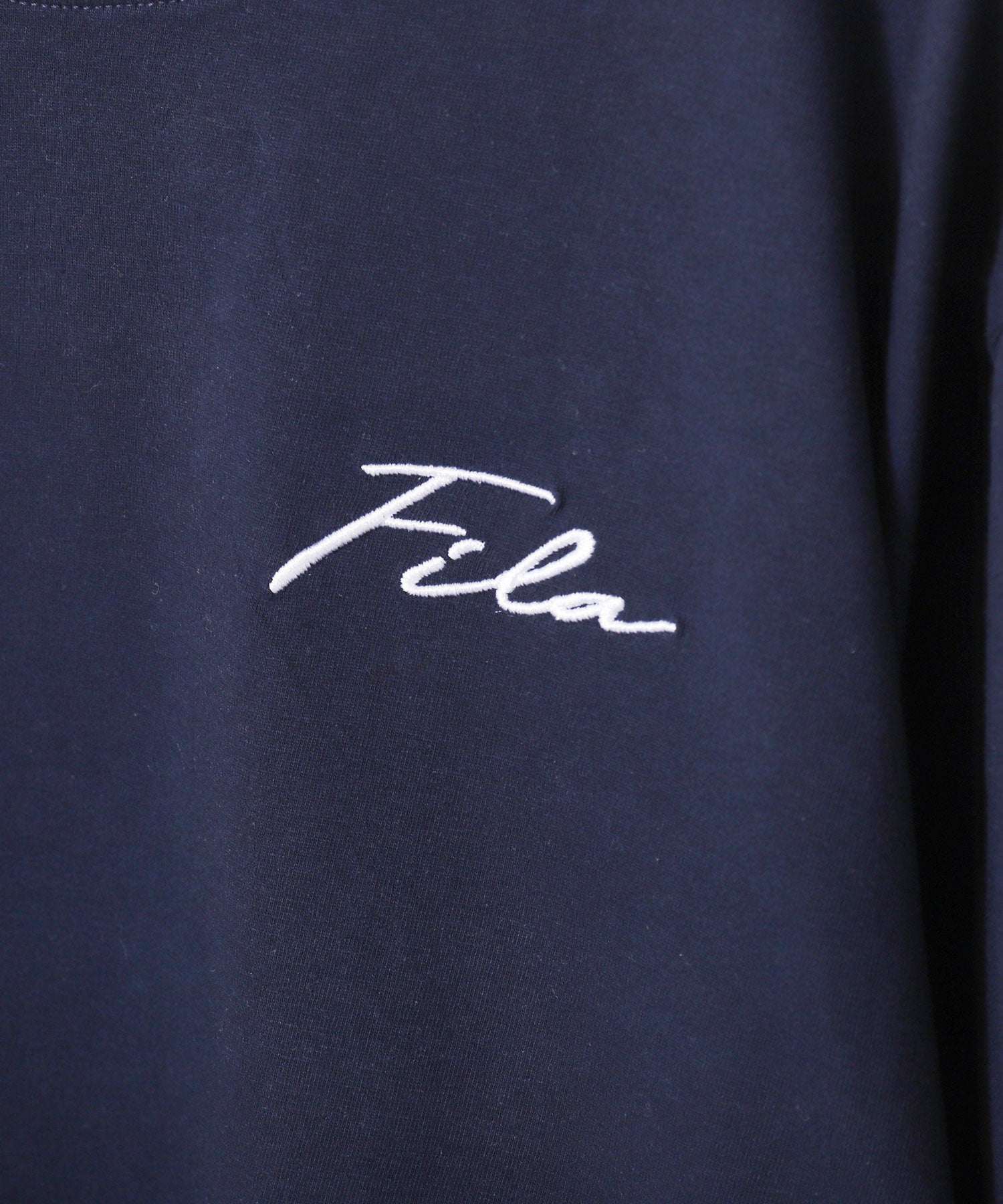 ジップファイブ ZIP FIVE 高密度生地左胸筆記体刺繍半袖Tシャツ