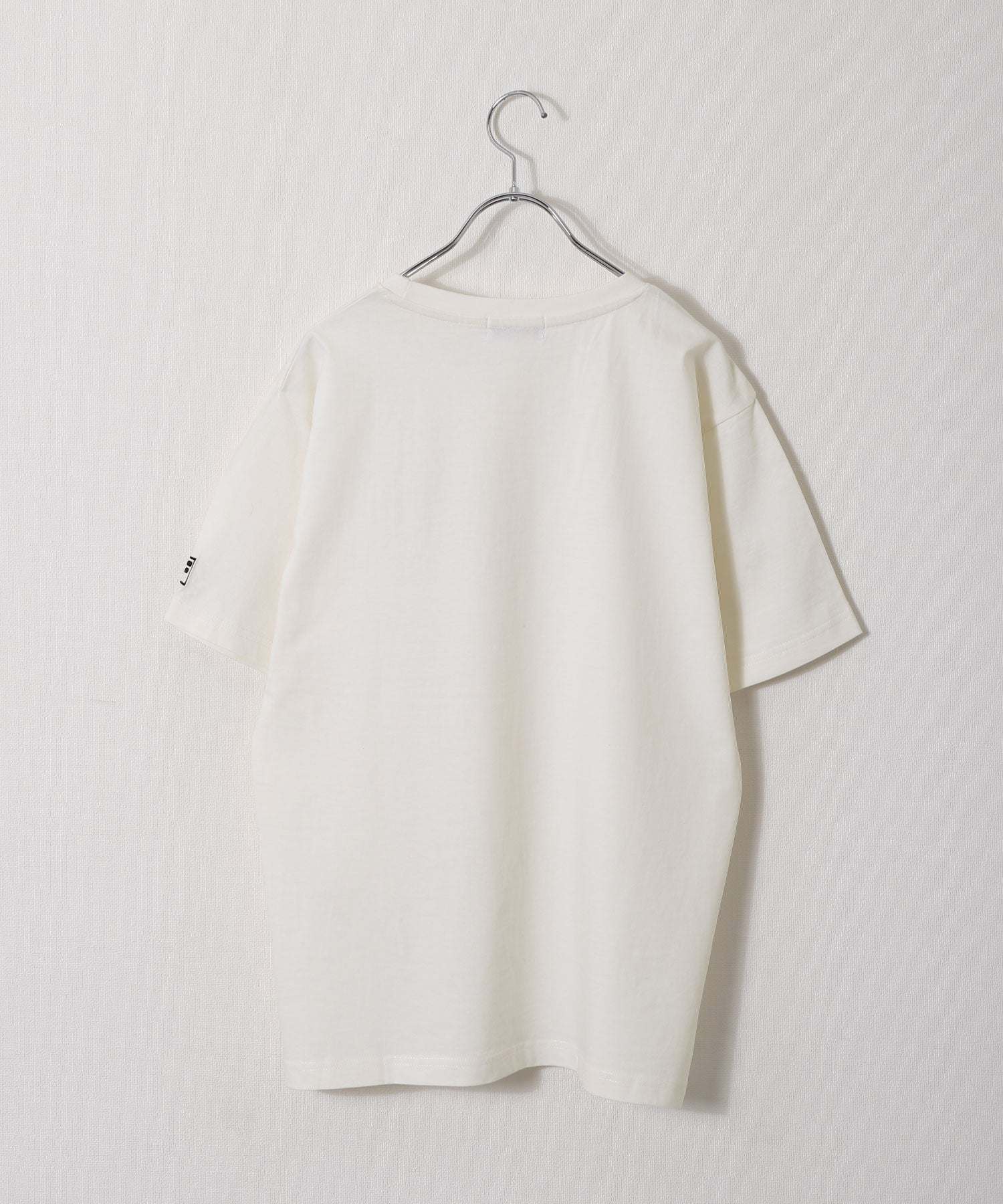 ジップファイブ ZIP FIVE 高密度生地左胸筆記体刺繍半袖Tシャツ