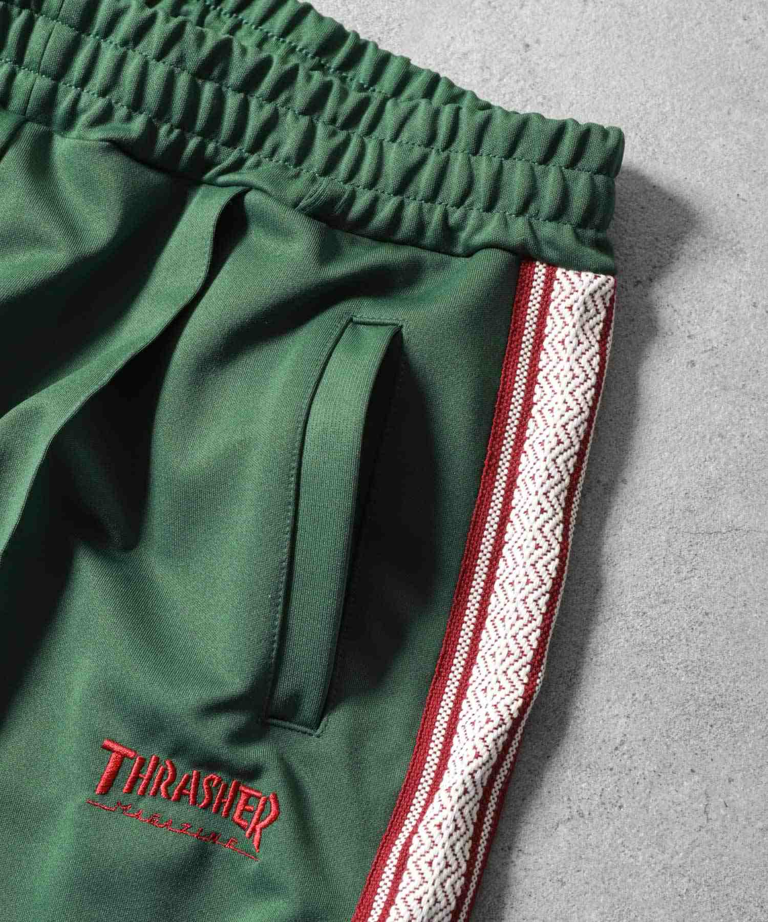 ジップファイブ ZIP FIVE Thrasher サイドラインワイドトラックパンツ