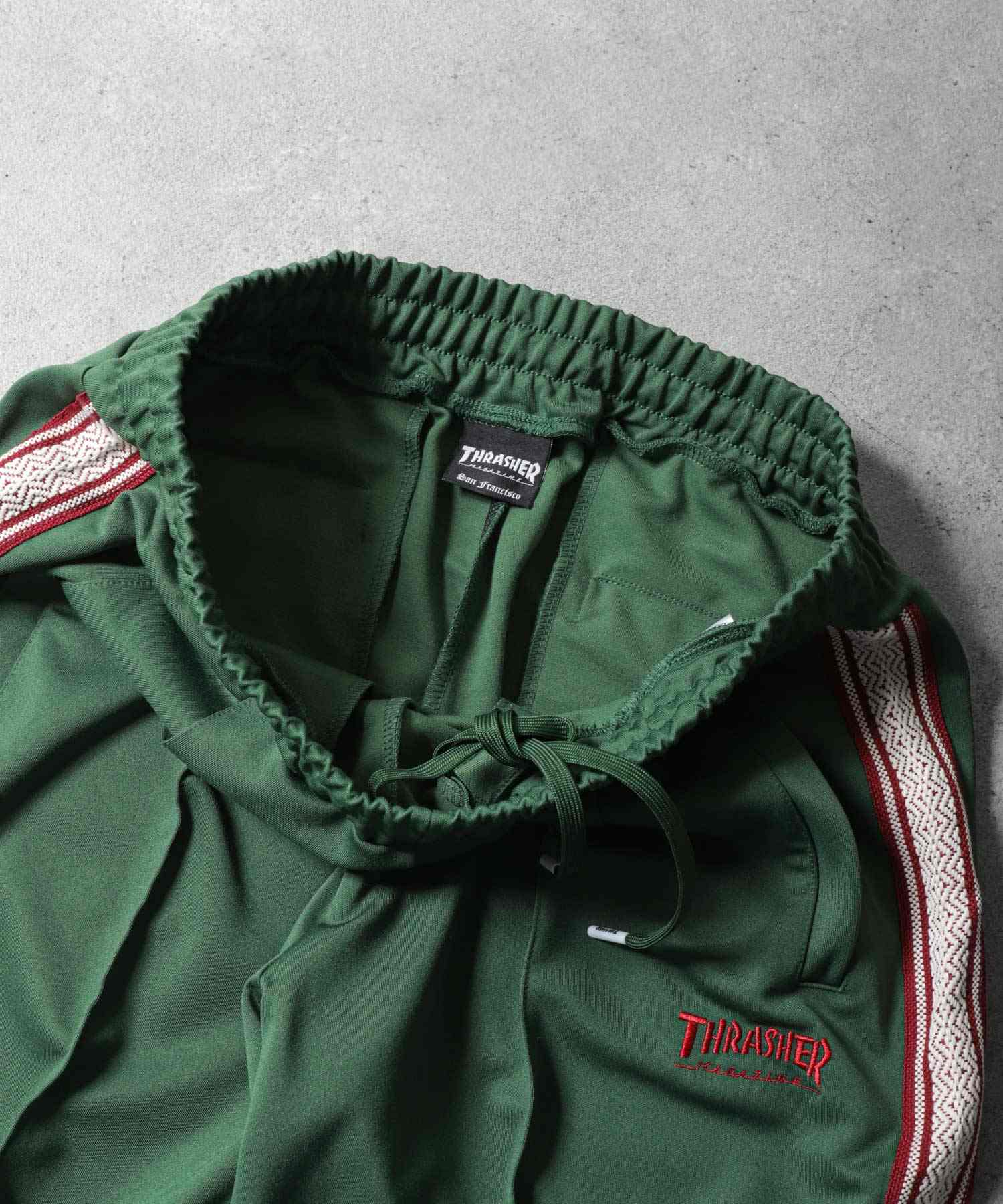 ジップファイブ ZIP FIVE Thrasher サイドラインワイドトラックパンツ