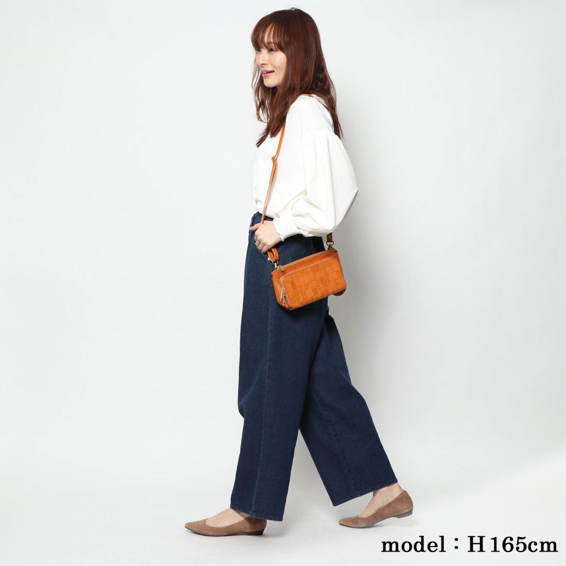 ズッケロフィラート zucchero filato カウレザーお財布ショルダーバッグ （ブラウン） ブラウン