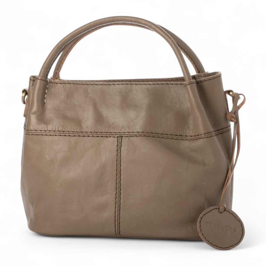 ズッケロ zucchero レザーメッシュ2WAYトートバッグ （OAK） OAK