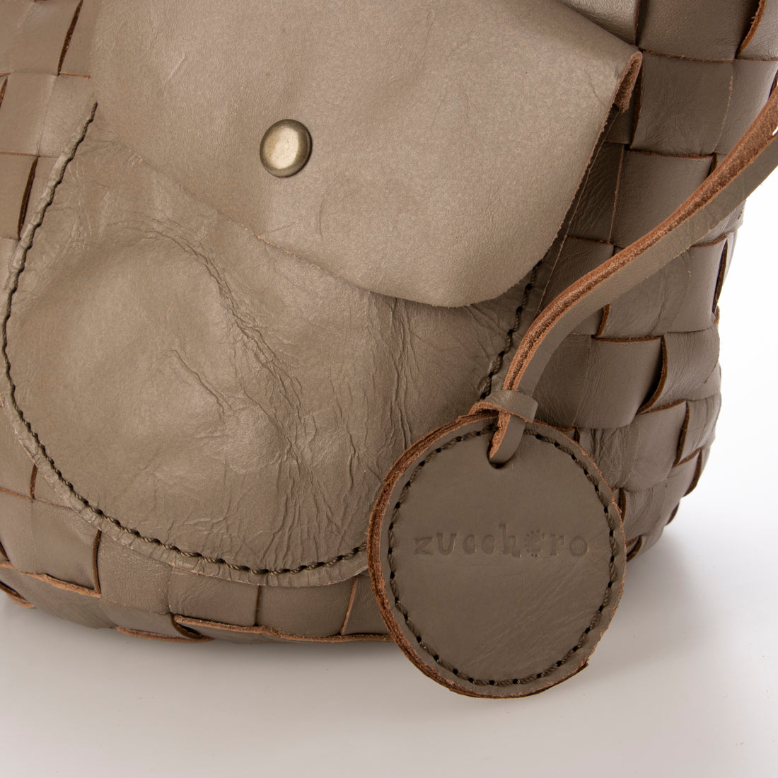 ズッケロ zucchero レザーメッシュ2WAYトートバッグ （OAK） OAK