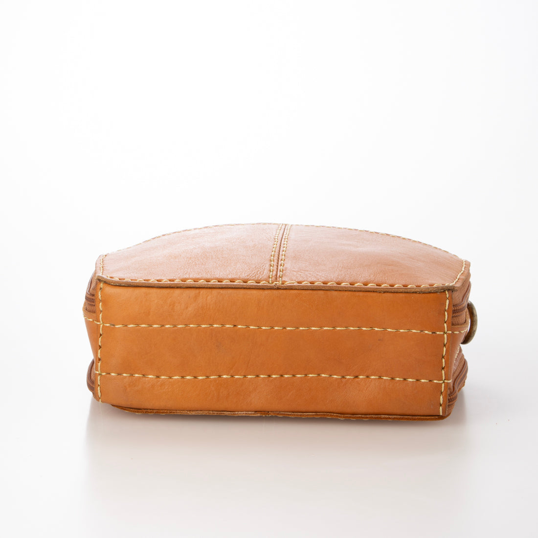 ズッケロ zucchero ズッケロ zucchero ステッチデザイン カウレザー持ち手付2WAYお財布ショルダーバッグ （BROWN） BROWN