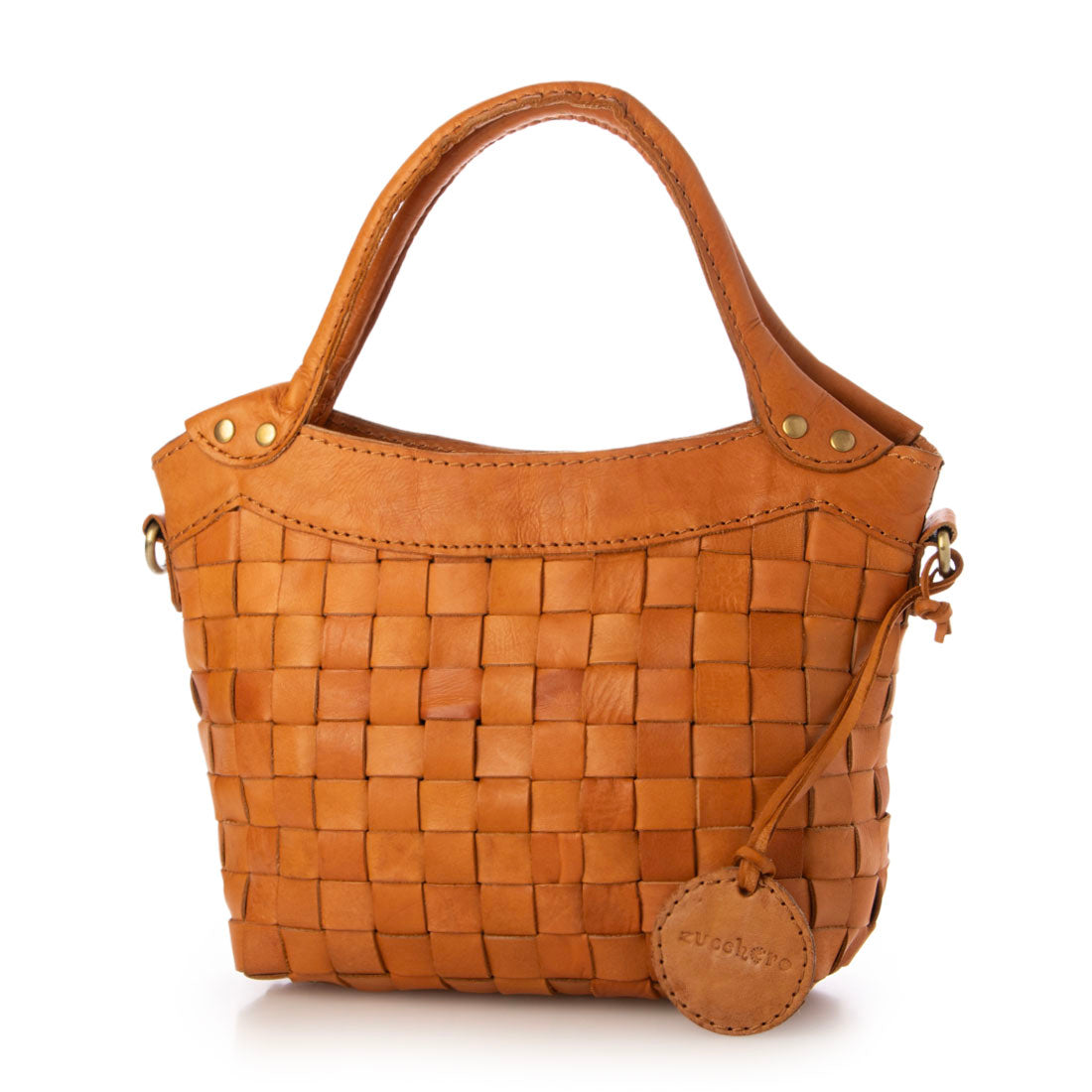 ズッケロ zucchero ズッケロ zucchero カウレザーメッシュ2WAYハンドバッグ（ブラウン） （BROWN） BROWN