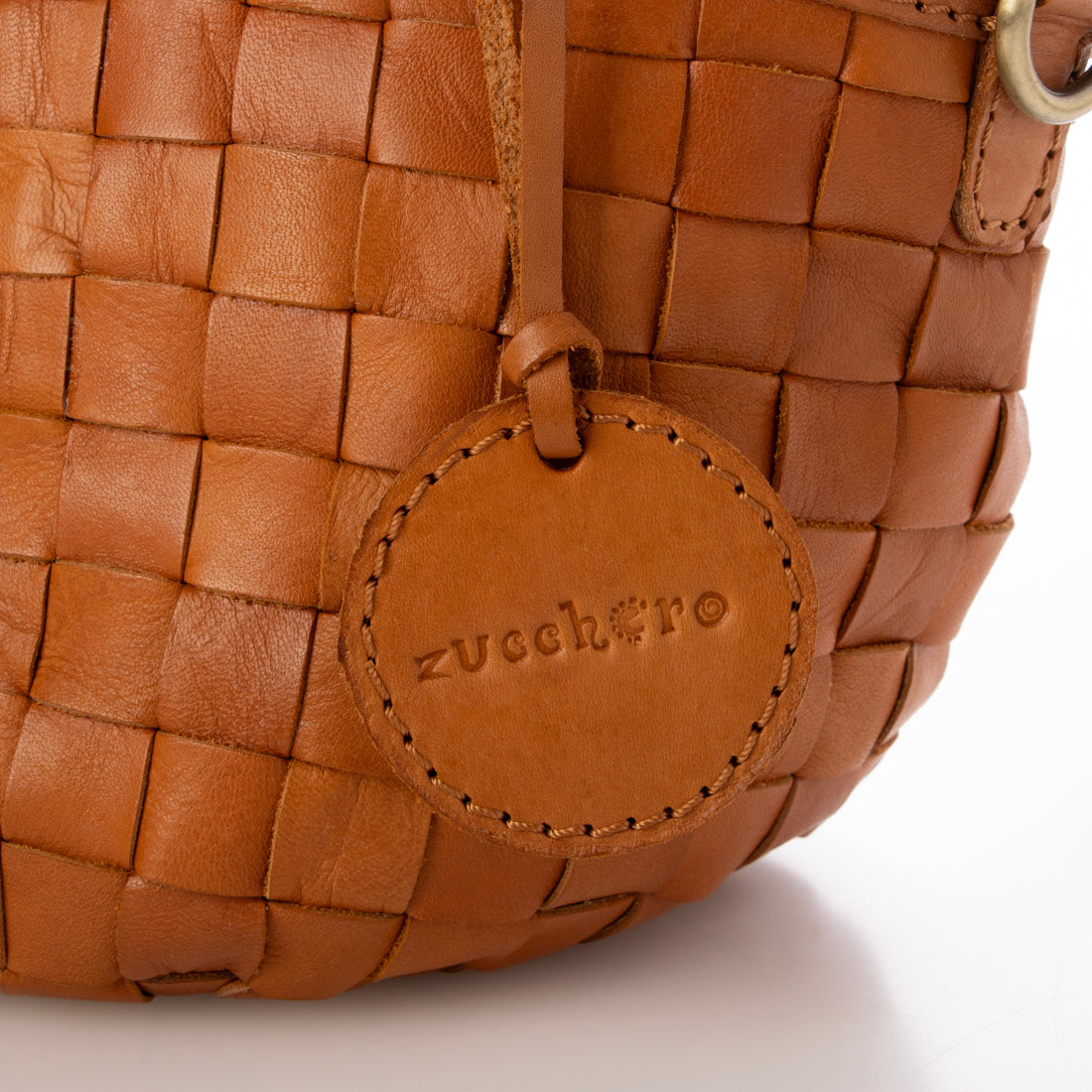 ズッケロ zucchero ズッケロ zucchero カウレザーメッシュ2WAYハンドバッグ（ブラウン） （BROWN） BROWN