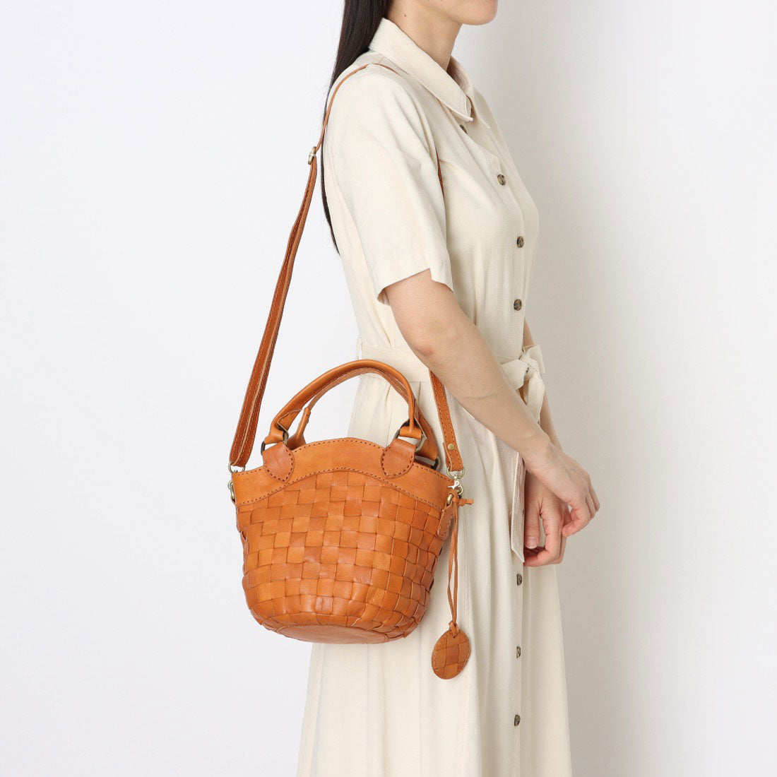 ズッケロ zucchero ズッケロ zucchero カウレザーメッシュ2WAYハンドバッグ（ブラウン） （BROWN） BROWN