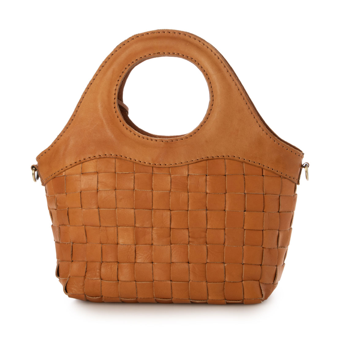 ズッケロ zucchero ズッケロ zucchero カウレザーメッシュ2WAYハンドバッグ（ブラウン） （BROWN） BROWN
