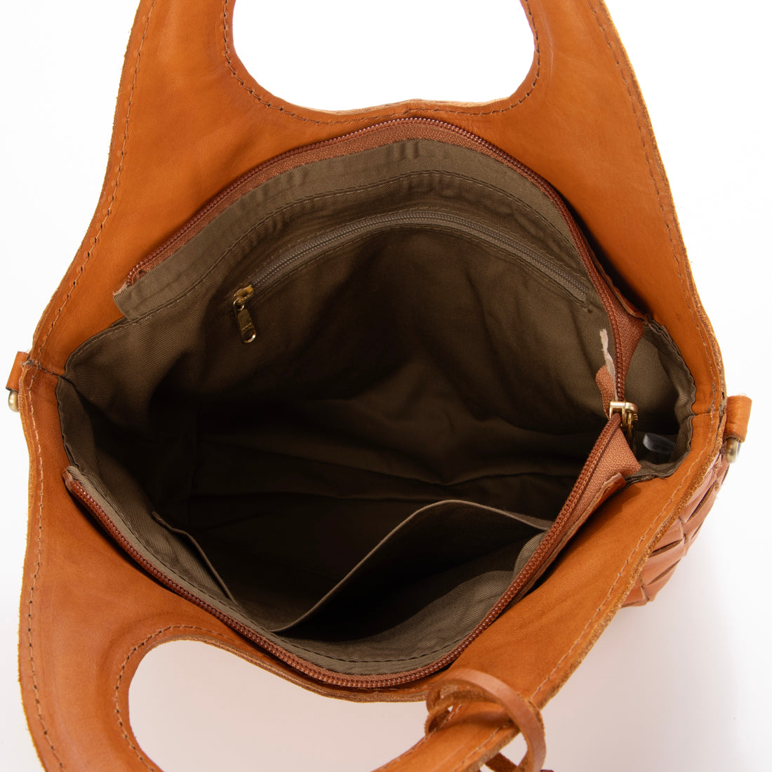 ズッケロ zucchero ズッケロ zucchero カウレザーメッシュ2WAYハンドバッグ（ブラウン） （BROWN） BROWN
