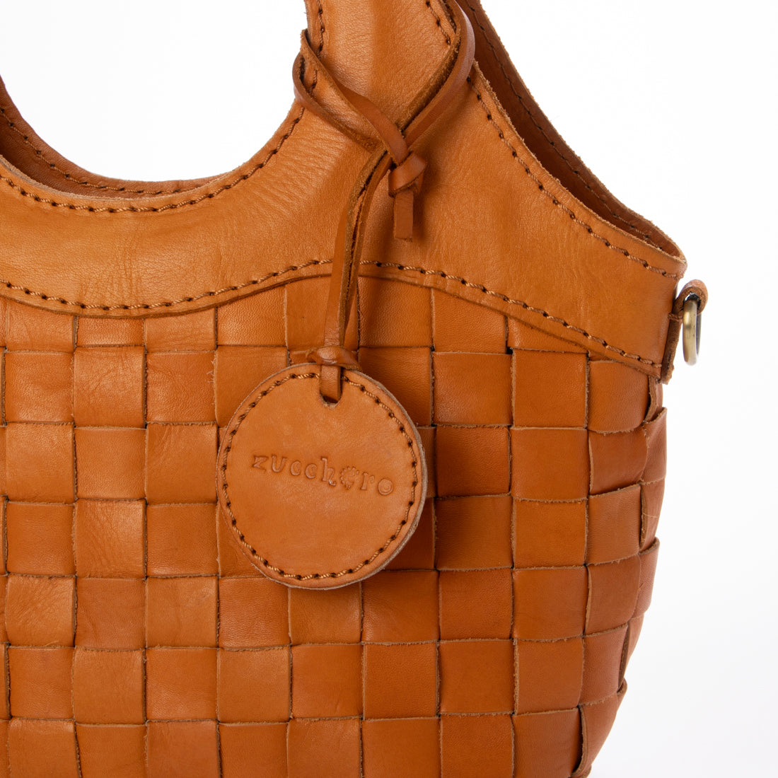 ズッケロ zucchero ズッケロ zucchero カウレザーメッシュ2WAYハンドバッグ（ブラウン） （BROWN） BROWN