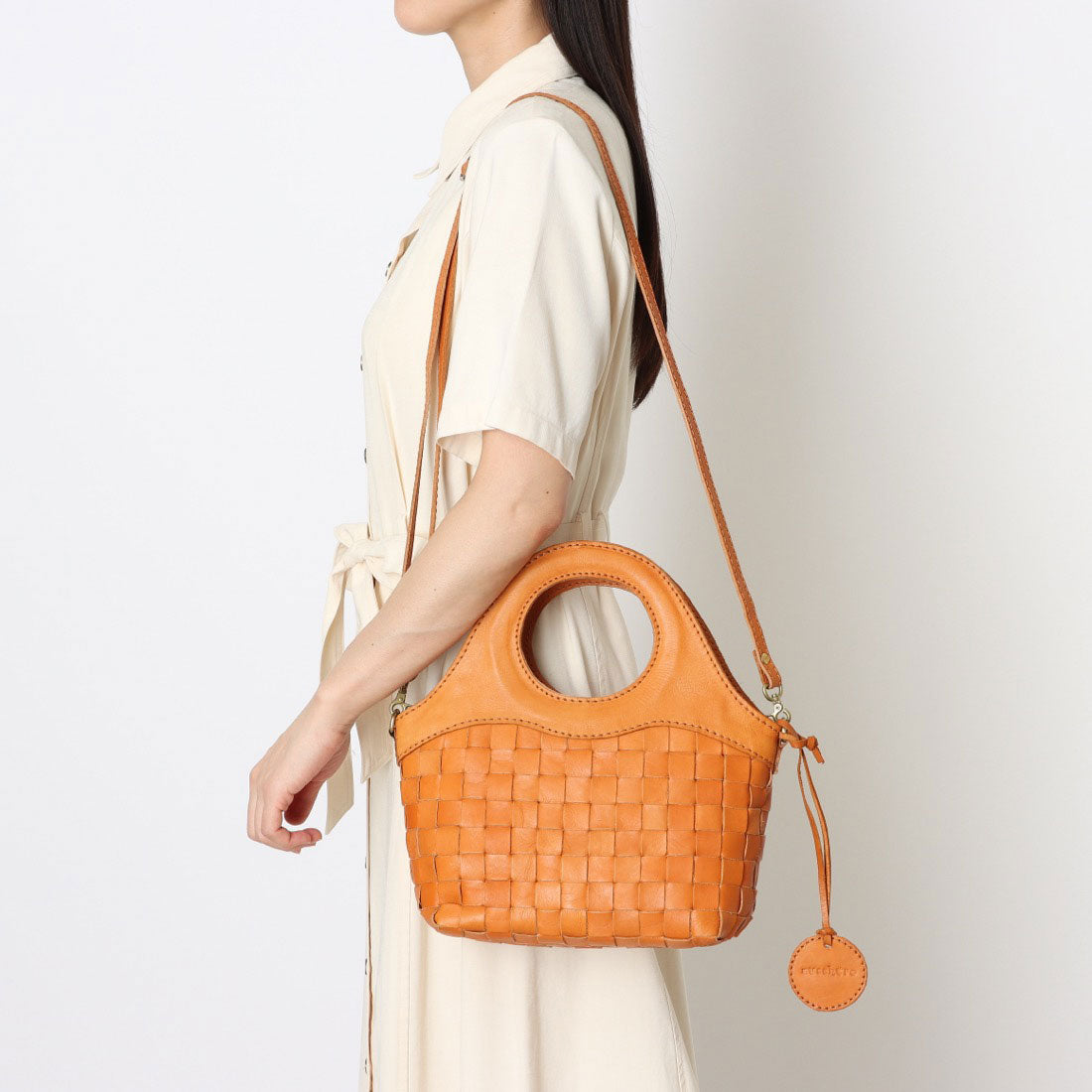 ズッケロ zucchero ズッケロ zucchero カウレザーメッシュ2WAYハンドバッグ（ブラウン） （BROWN） BROWN