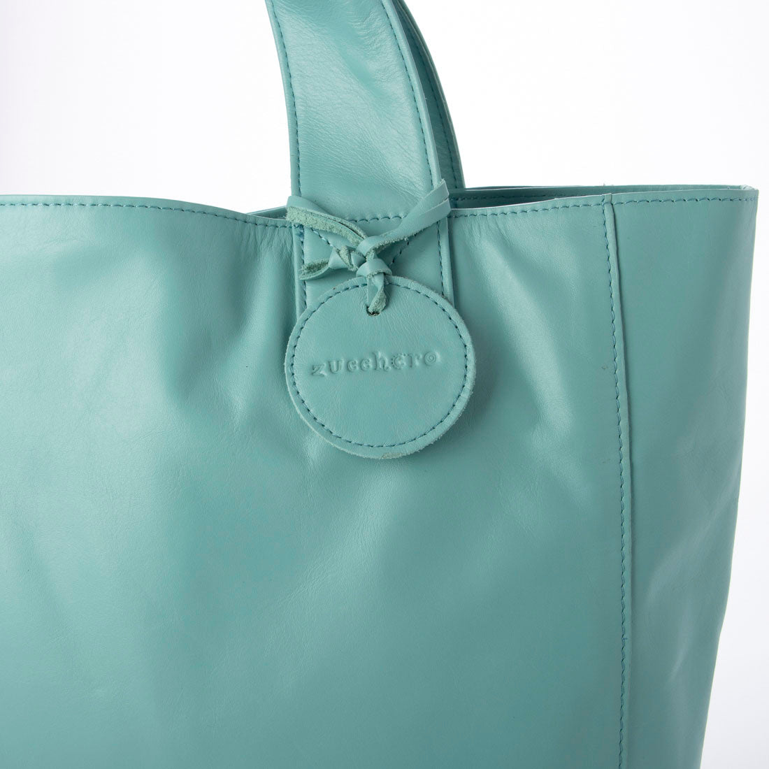 ズッケロ zucchero ズッケロ  zucchero ソフトカウレザー 軽量トートバッグ （AQUA BLUE） AQUA BLUE