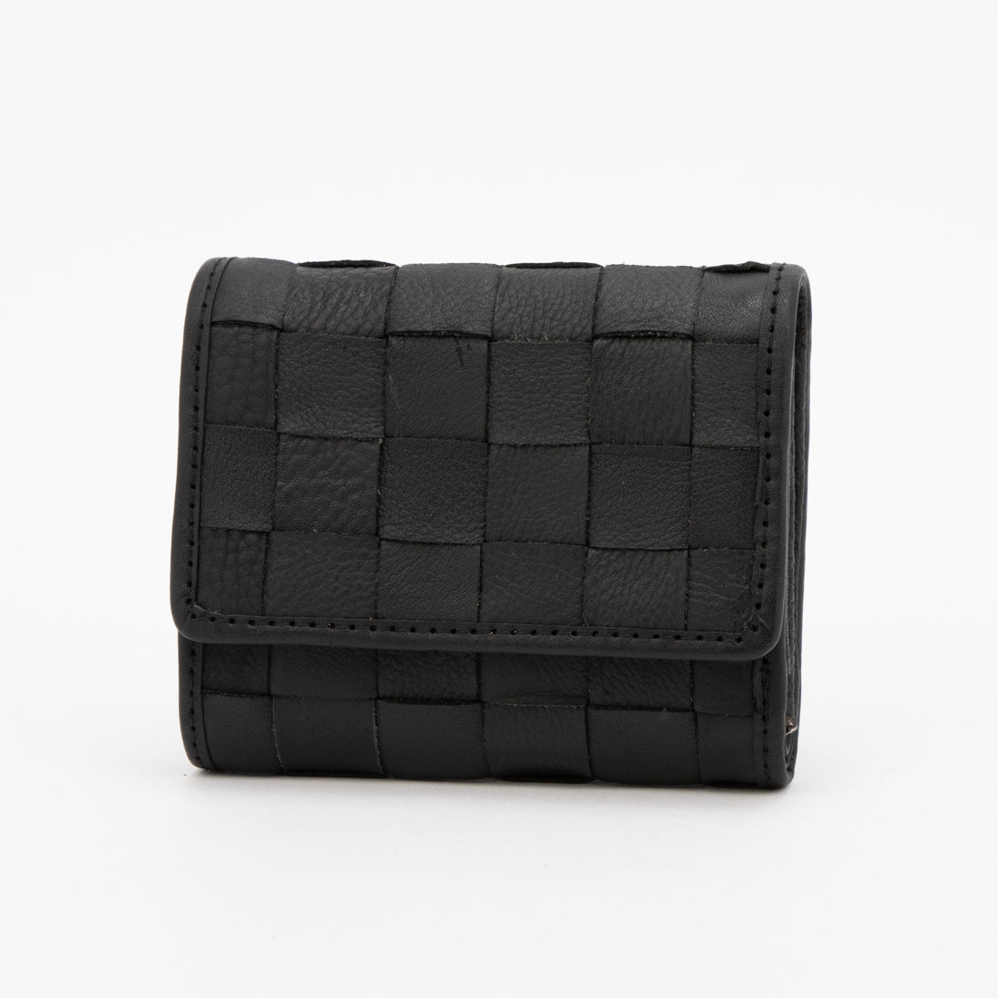 ズッケロ zucchero ズッケロ zucchero カウレザーメッシュ3つ折財布 （ブラック） （BLACK） BLACK
