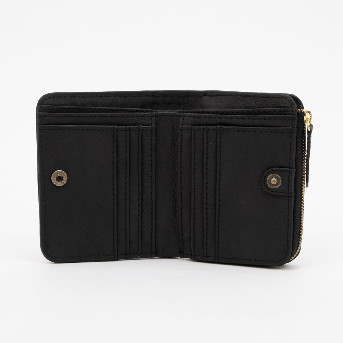ズッケロ zucchero ズッケロ zucchero カウレザーメッシュ2つ折財布 （ブラウン） （BLACK） BLACK