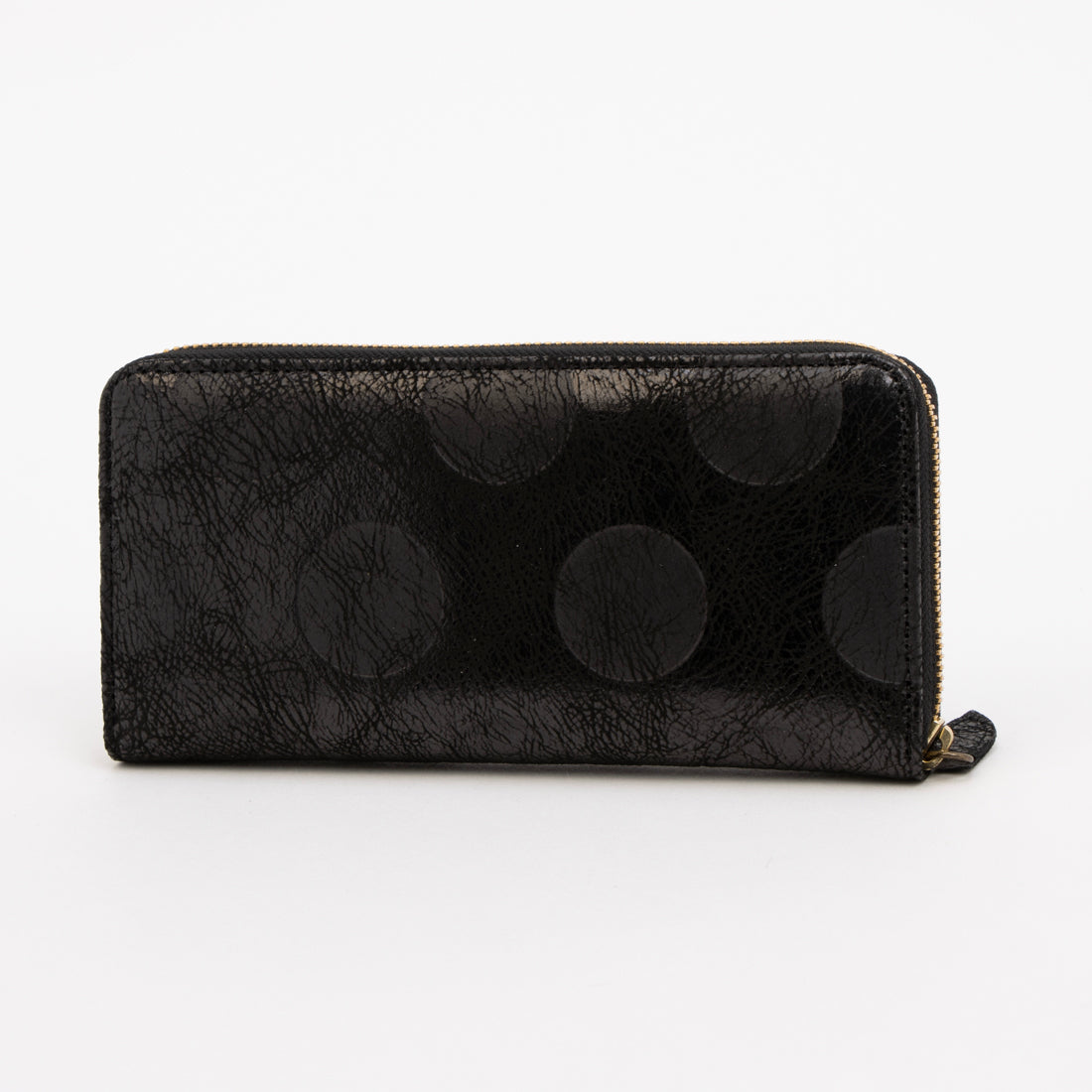 ズッケロ zucchero ズッケロ zucchero ゴートレザー長財布 ドット柄（ブラック） （BLACK） BLACK